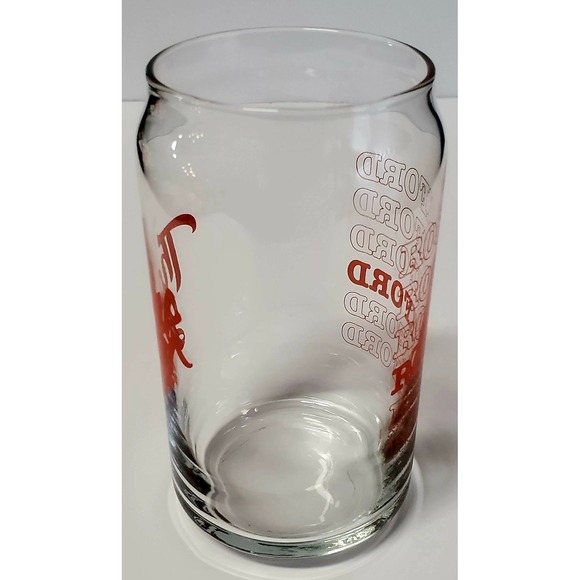 ROCKFORD IL Beer Pint Class Thank You Back State Logo Clear/Orange Breweriana - Picture 4 of 8